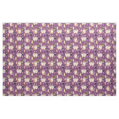 Spitz Hund und Wein lila Stoff (Fat Quarter (45,7 x 55,9 cm))