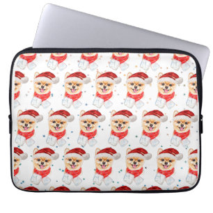 Spitz Hund züchten Weihnachtsstars Laptopschutzhülle