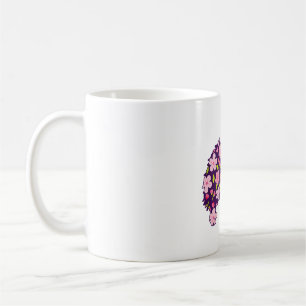 Spitz Hunde Blume Muster Spitze Lover Kaffeetasse