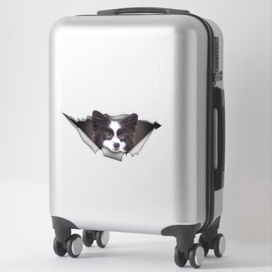 Spitz Hunde Hunde Aufkleber Spitz (Koffer)