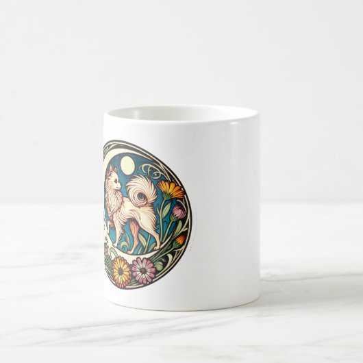 Spitz Hunde Kaffeetasse (Mittel)