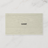 Spitz Hunde Silhouette Visitenkarte (Rückseite)