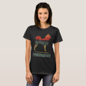 Spitz Hunde T-Shirt (Vorne ganz)