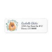 Spitz Hundeschrift Rücksendeadresse (Vorne)