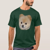 Spitz-Hundeshirt T-Shirt (Vorderseite)