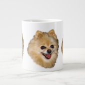 Spitz-Hundespezialitäten-Tasse Jumbo-Tasse (Vorderseite)