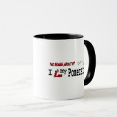 Spitz (I Liebe) Tasse (VorderseiteRechts)