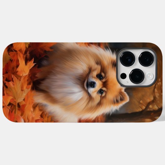 Spitz im Herbst Leaves Fall Inspiriert Case-Mate iPhone Hülle (Rückseite (Horizontal))