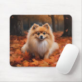 Spitz im Herbst Leaves Fall Inspiriert Mousepad (Mit Mouse)