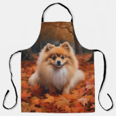 Spitz im Herbst Leaves Fall Inspiriert Schürze (Vorderseite)