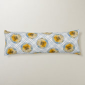 Spitz in Daisis Malerei von Original Hunde Kunst Seitenschläferkissen (Rückseite)