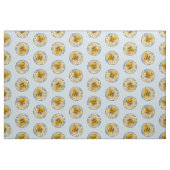 Spitz in Daisis Malerei von Original Hunde Kunst Stoff (Fat Quarter (45,7 x 55,9 cm))