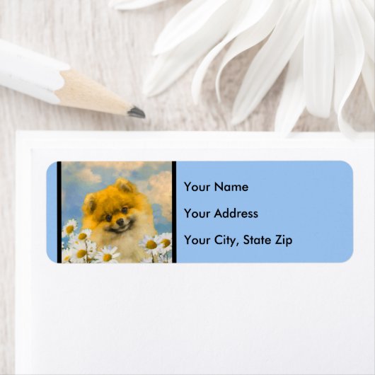 Spitz in der Malerei von Daisis - Originale Hundek (Insitu)