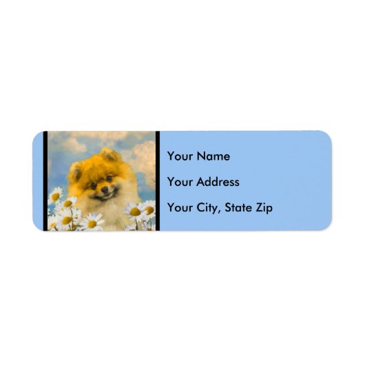 Spitz in der Malerei von Daisis - Originale Hundek (Vorne)