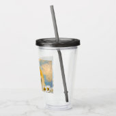 Spitz in der Malerei von Daisis - Originale Hundek Acryltrinkbecher (Links)