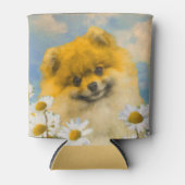 Spitz in der Malerei von Daisis - Originale Hundek Dosenkühler (Vorderseite)