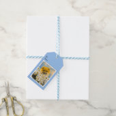 Spitz in der Malerei von Daisis - Originale Hundek Geschenkanhänger (Mit Garn)