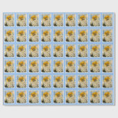 Spitz in der Malerei von Daisis - Originale Hundek Geschenkpapier (Flach)