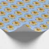 Spitz in der Malerei von Daisis - Originale Hundek Geschenkpapier (Ecke)