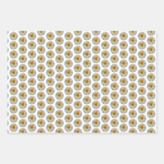 Spitz in der Malerei von Daisis - Originale Hundek Geschenkpapier Set (Vorderseite 2)