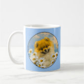 Spitz in der Malerei von Daisis - Originale Hundek Kaffeetasse (Links)