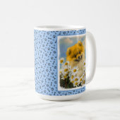 Spitz in der Malerei von Daisis - Originale Hundek Kaffeetasse (VorderseiteRechts)