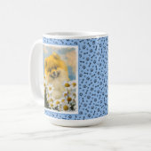 Spitz in der Malerei von Daisis - Originale Hundek Kaffeetasse (Vorderseite Links)