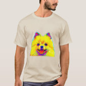 Spitz in Farben T-Shirt (Vorderseite)