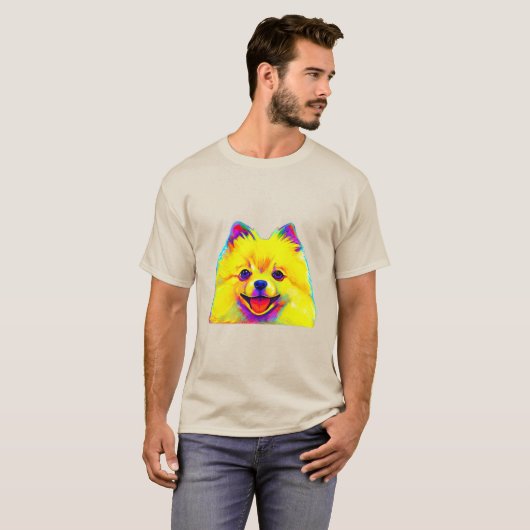 Spitz in Farben T-Shirt (Vorne ganz)
