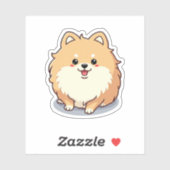Spitz, Kawaii Bubbly Charm, Klein Aufkleber (Blatt)