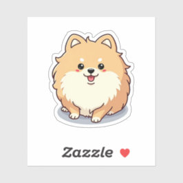 Spitz, Kawaii Bubbly Charm, Klein Aufkleber