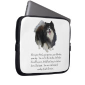 Spitz Keepake Male Laptopschutzhülle (Vorne Rechts)