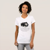 Spitz Keepake Weibchen T-Shirt (Vorne ganz)