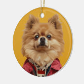 Spitz Keramik Ornament (Links)