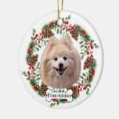Spitz Keramik Ornament (Links)