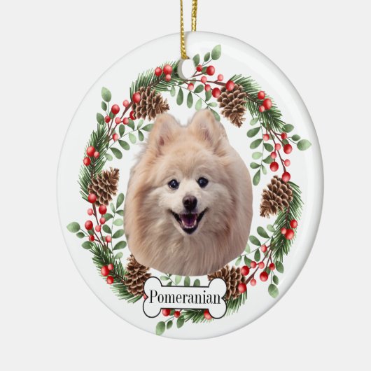Spitz Keramik Ornament (Links)