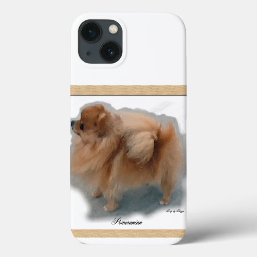 Spitz Kunstgeschenke Case-Mate iPhone Hülle (Rückseite)