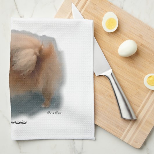 Spitz Kunstgeschenke Geschirrtuch (Viertel Falte)