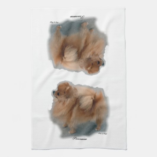 Spitz Kunstgeschenke Geschirrtuch (Vertikal)