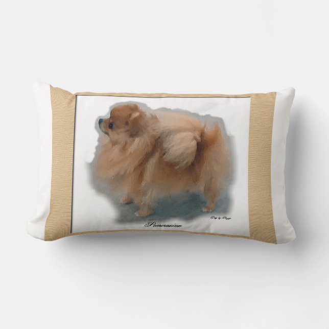 Spitz Kunstgeschenke Lendenkissen (Vorderseite)