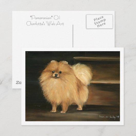 "Spitz" Kunstreproduktion Postkarten (Vorne/Hinten)