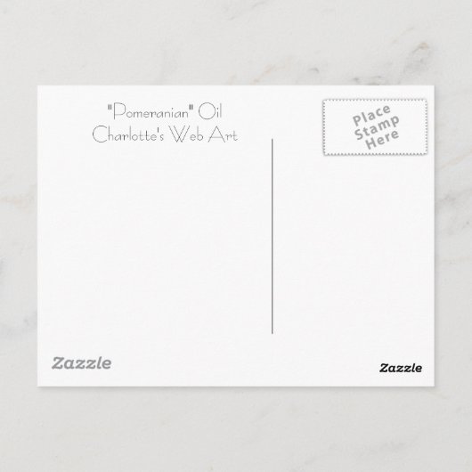 "Spitz" Kunstreproduktion Postkarten (Rückseite)