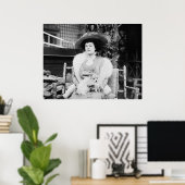 Spitz Lady, Anfang der 1900er Poster (Heimbüro)