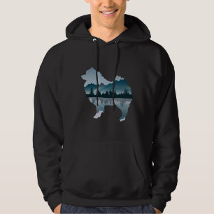 Spitz Lake Forest Grafischer Funny Funny Il Mama V Hoodie