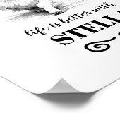 Spitz-Lebensdauer ist mit dem benutzerdefinierten  Poster (Ecke)