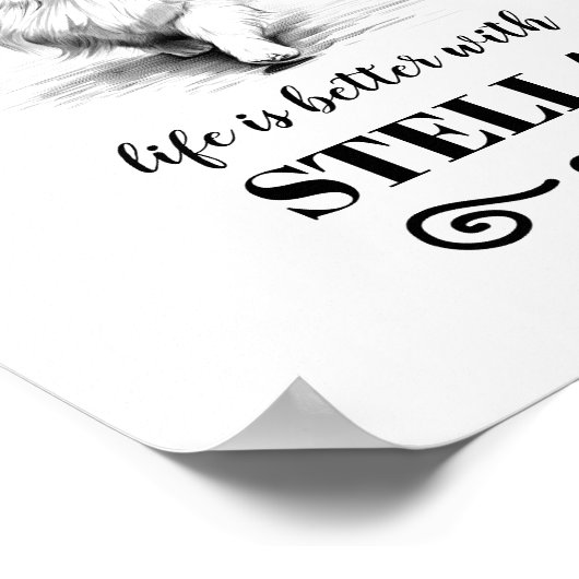 Spitz-Lebensdauer ist mit dem benutzerdefinierten  Poster (Ecke)