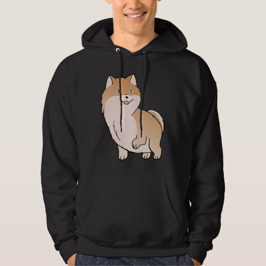 Spitz Liebe Hoodie (Vorderseite)