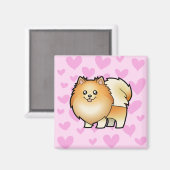 Spitz Liebe Magnet (Vorderseite/Rückseite)