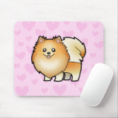 Spitz-Liebe Mousepad (Mit Mouse)