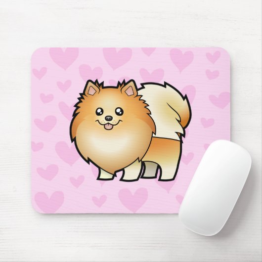 Spitz-Liebe Mousepad (Mit Mouse)